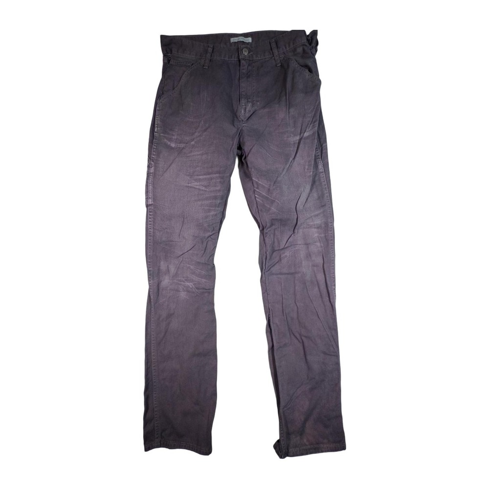 Lucky Brand Gray Cargo Pants Men's Purple Jeans Size 33 Waist‎ Casual Utility